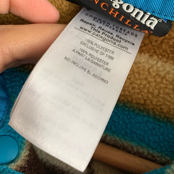 PATAGONIA Large Synchilla Pullover Aztec Desert - Picture 2 of 7